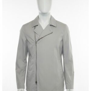 Calvin Klein Light Gray Asymmetrical Jacket